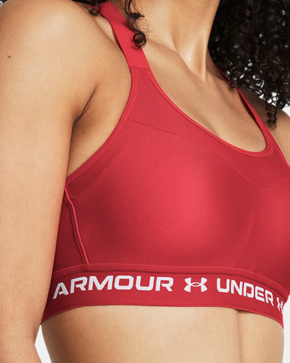 Sujetador Deportivo Armour® High Crossback para Mujer, Red, pdpMainDesktop image number 8